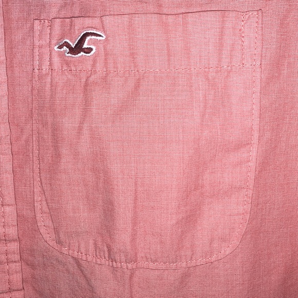 Hollister Mens short sleeve button down shirt size medium - Picture 2 of 6